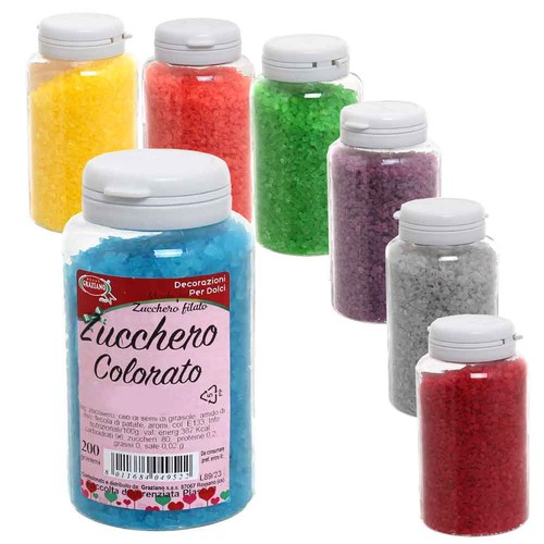Cristalli zucchero colorato - zucchero,